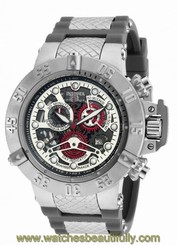 New Men's Invicta 18525 Subaqua Swiss Chronograph Poly & Stainless Steel Watch