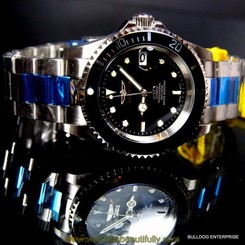 Invicta Pro Diver Steel Silver Tone Black NH35A Automatic Watch Coin Bezel New