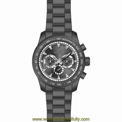 INVICTA MEN'S SPEEDWAY GREY STEEL BRACELET & CASE QUARTZ ANALOG WATCH 21800
