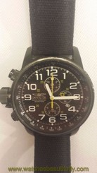 Invicta Men's 3332 Force Collection Stainless Lefty Watch Black 843836033329