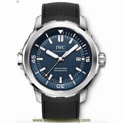 NEW IWC Aquatimer Steel Automatic 42mm Blue Dial Mens Date Watch IW329005