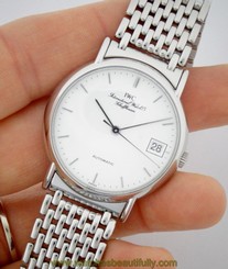 AWESOME IWC PORTOFINO AUTOMATIC WITH DATE STAINLESS STEEL WITH BRACELET
