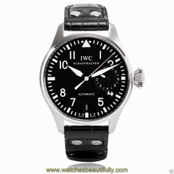 IWC Big Pilot's Watch IW500901 Stainless Steel Black Dial 7 Days Ret: $14,500