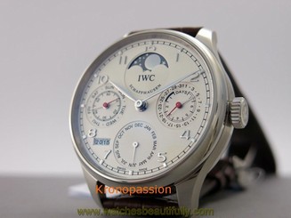 IWC Portuguese Perpetual Calendar Stainless Steel Boutique Edition Ref.502308
