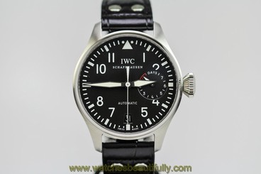 IWC Classic Big Pilot Power Reserve Stainless Steel Watch 46mm IW500901 5009 7640127777244