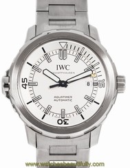 IWC Aquatimer Date Auto Silver Stainless Steel Bracelet Mens Watch IW3290-04 7613268305287