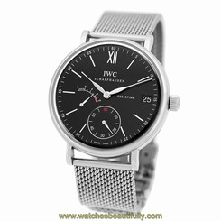 IWC 45mm Stainless Steel Portofino 8 Day Power Reserve # 5101-02 Box Warranty