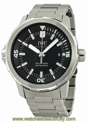 IWC IW329002 Aquatimer Swiss Automatic Date Black Dial Men Steel Watch New Orig 7613268305263