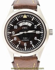 IWC Pilot TZC Die Fliegeruhr UTC IW3251-05 Automatic Black Dial Watch