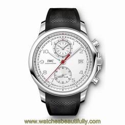 IWC Portugieser Yacht Club Chronograph Silver Dial Steel 43.5mm IW390502