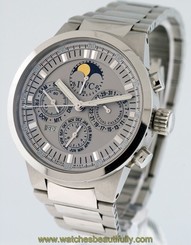 IWC GST Perpetual Calendar Moonphase Stainless Steel 44mm gent's watch.