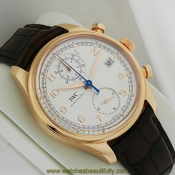 IWC Portuguese Chronograph Classic 42mm 18K Rose Gold IW390402 NEW Ret: $23,000 7613268282465