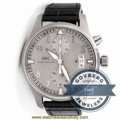 IWC Spitfire Chronograph Ju-Air LE IW3878-09 Automatic Steel Strap Watch Date
