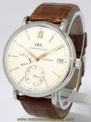 IWC Portofino Hand Wound Eight Days Power Reserve Silver Dial IW510103 Steel