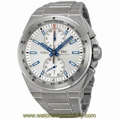 IWC MEN'S INGENIEUR 45MM STEEL BRACELET & CASE AUTOMATIC ANALOG WATCH IW378510
