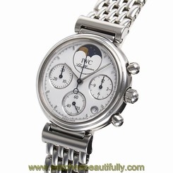 Used Watch Women IWC Little da Vinci quartz white stainless H6Q