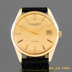 IWC SCHAFFHAUSEN AUTOMATIC GOLD CAL.8541 1963 YEAR MEN'S