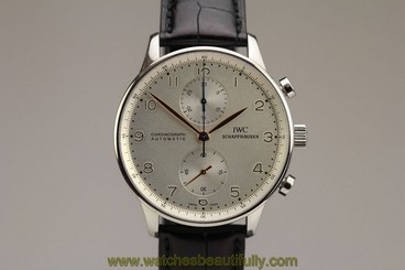 IWC Portuguese Chronograph Automatic Stainless Steel Watch 3714