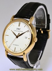 IWC Portofino 18k Rose Gold Mens Automatic Watch Box/Papers 3565