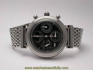 IWC 375034 DA VINCI PERP CALENDAR CHRONOGRAPH MOON PHASE INDICATOR MEN'S WATCH