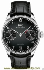 IWC Portugieser Automatic iw500703 7 Days Power Reserve Black Dial Ret: $12,700