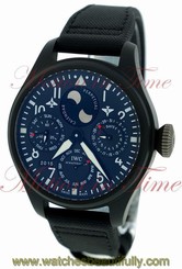 IWC Big Pilot's Perpetual Calendar TOP GUN Black Ceramic Watch 48mm IW502902