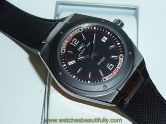 IWC Ingenieur Automatic Stainless Steel & Black Ceramic 44mm RARE IW323401