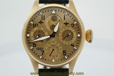 IWC Big Pilot Perpetual Calendar 18K Rose Gold Limited Edition 250 Pieces