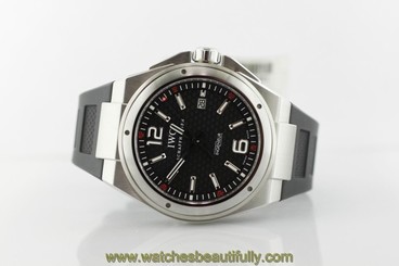 IWC Ingenieur Mission Earth on Rubber Strap IW323601 LNIB with Tags on WatchIWC 7640127773857