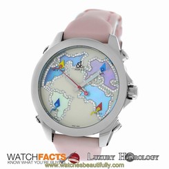New Jacob & Co. Five 5 Time Zone JC-M125 40mm Steel Diamond $10500 Watch