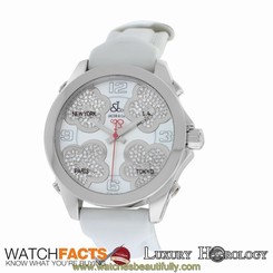 New Jacob & Co. Five Time Zone JCMATH12 Steel $13300 MOP Diamond 40mm. Watch