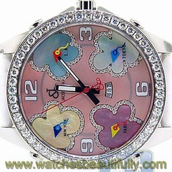Jacob & Co Five Time Zone Diamond Bezel Womens 47 mm Watch JC-ATH2