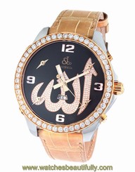 Jacob & Co 18K Rose Gold Allah Arab Diamond 4.50CT JCO Swiss 47MM 5 Time Watch