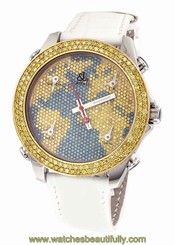 Jacob & Co 18K Yellow Gold JCO Swiss 40MM Five Time Diamond 7.50CT Watch New