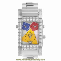 Fake AAA Jacob & Co. Capri JCO-57SS Factory Set Diamond Quartz Unisex Watch Watch