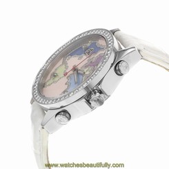 Jacob & Co. Five Time Zones JCM-125 White Dial Factory Set Diamond Bezel Unisex
