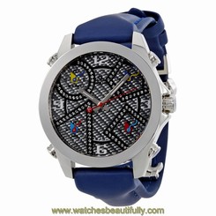Jacob & Co Five Time Zone Carbon Fiber Dial Watch JCM-95DA