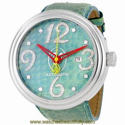 Jacob and Co. Valentin Yudashkin Turquoise Python Diamond Mens Watch WVY-020