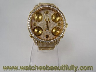 Jacob & Co. 5 TIME ZONE FULL GOLD FACTORY DIAMONDS Limited Edition 26/49
