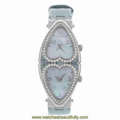 Jacob & Co. Heart to heart Two Time Zone 2.12 Carat Diamond Quartz Women's Watch