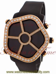 Jacob & Co Ghost Watch Digital LCD Screen Rose Gold Diamond Bezel Black PVD 47mm