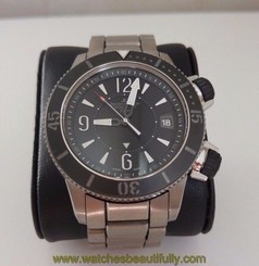 Authentic Jaeger LeCoultre Master Compressor Alarm US Navy Seals Titanium Watch