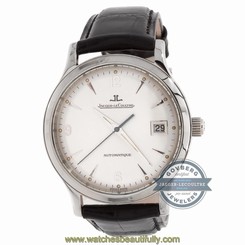Jaeger-LeCoultre Master Control 140.8.89 Auto 37mm Steel Mens Strap Watch Date