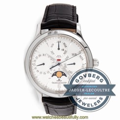 Jaeger-LeCoultre Master Control Calendar Q149842A Auto 37mm Strap Mens Watch