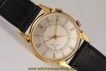 Jaeger-LeCoultre Memovox vintage watch! JLC caliber 814! 32mm Art Deco case!