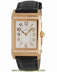 Jaeger-LeCoultre Reverso 18K Rose Gold Ultra Thin Manual Ladies Watch - Q3202421