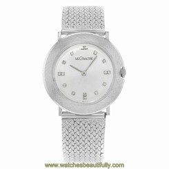Jaeger-LeCoultre 33mm 14K White Gold Mechanical Hand Wind Ladies Watch