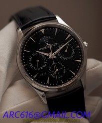JLC Jaeger le coultre MASTER ULTRA THIN PERPETUAL BLACK DIAL Q1308470 BNIB 2016