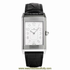 JAEGER LECOULTRE WOMEN'S GRANDE REVERSO LEATHER BAND MECHANICAL WATCH Q3308421