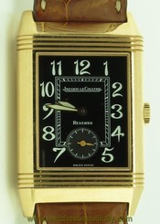Jaeger LeCoultre Reverso Solid 18K Rose Gold 270.2.62 Mechanical w/ Box Papers